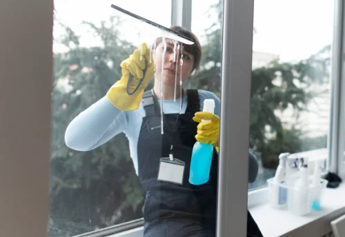Nettoyage de vitres intérieures et extérieures à Saint-Germain-de-Tournebut